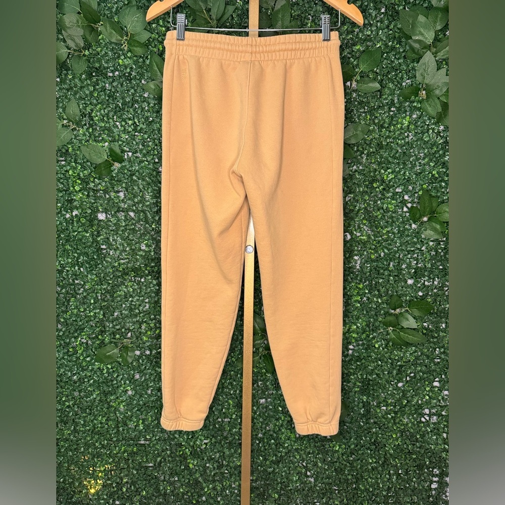 TNA Women's Tan Joggers Cozy AF Fleece